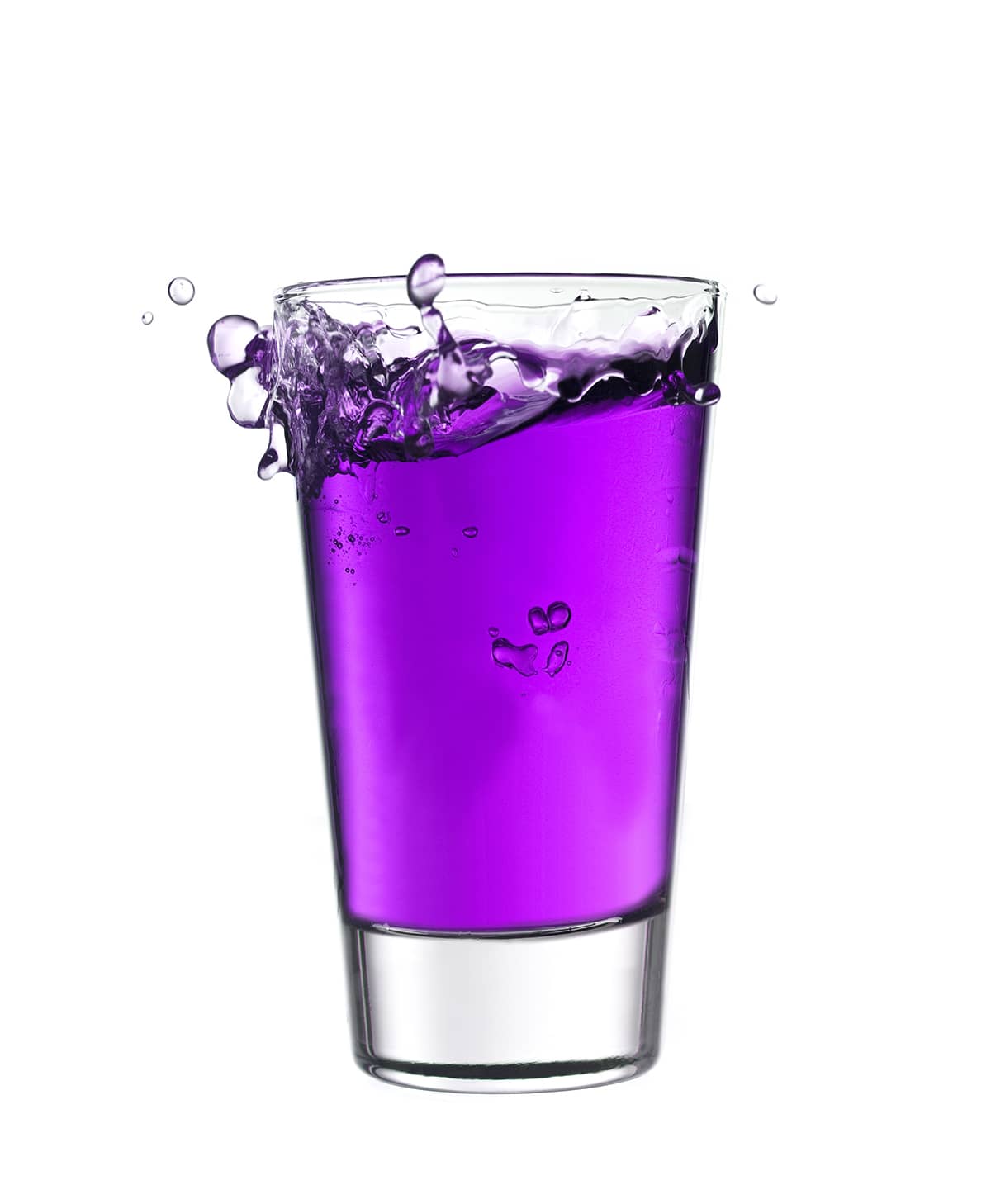 Glass of purple liquid brings up the question what is purple drank