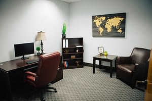 Inside view of a Bayview Recovery office