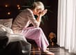 Older woman enduring the THC detox process