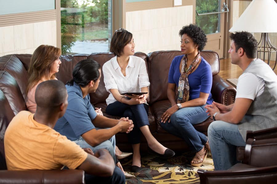group meeting for people in recovery in Portland