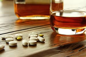 Picture of modafinil and alcohol