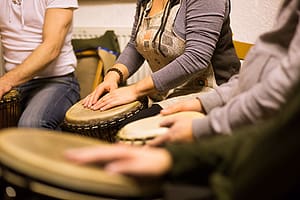 Beating drums at rehab may help you understand how does music therapy work