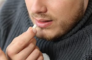 Guy taking a pill doesn't have to ask what is fentanyl.