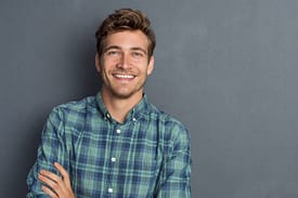 happy man in plaid shirt learned Coping Skills For Lifetime Sobriety