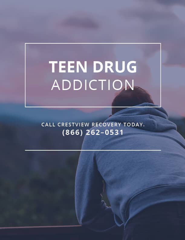 teen with drug addiction contemplates crestview recovery