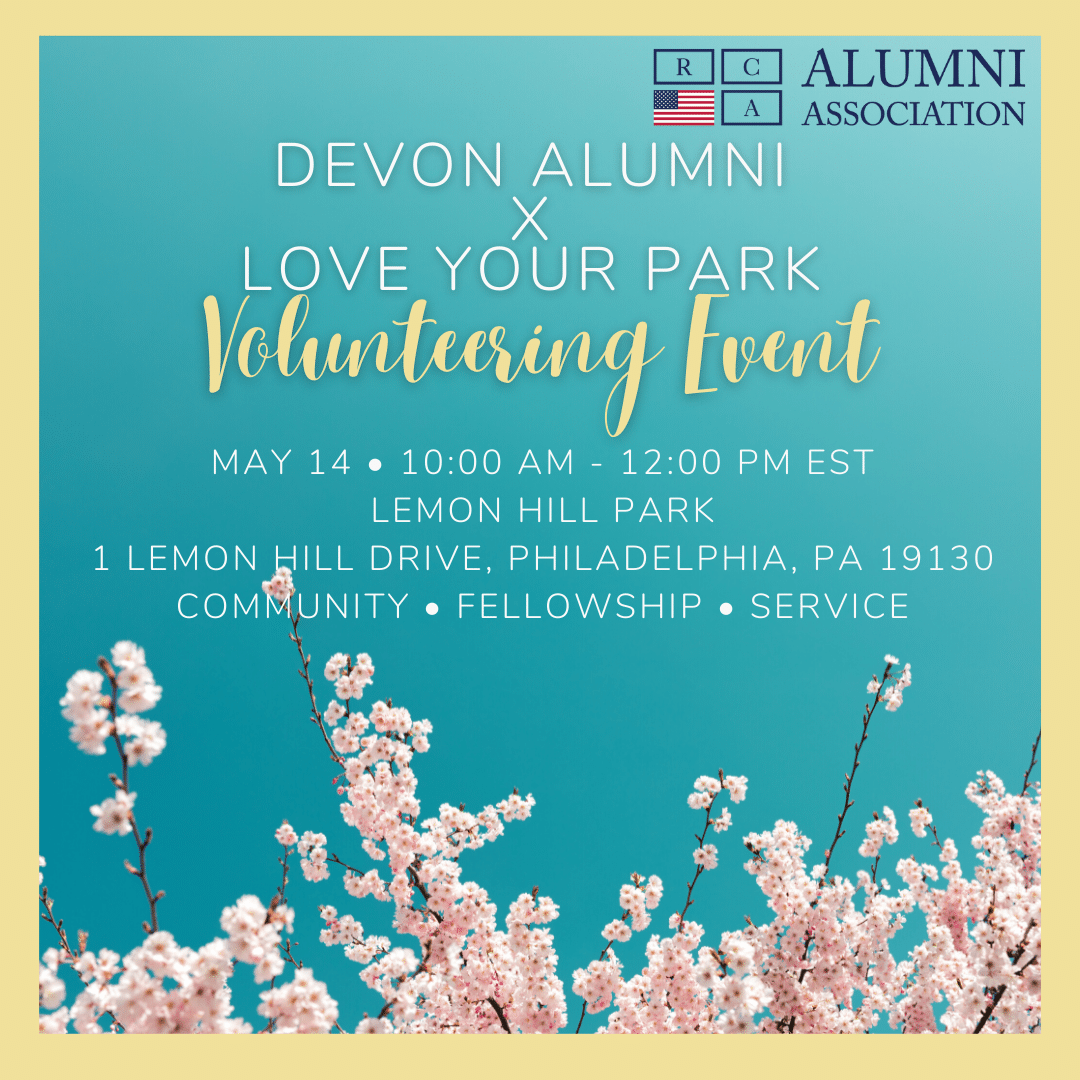 Devon Alumni x Love Your Park Volunteering Event