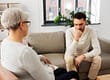 Therapist and client exploring treatment options for bipolar disorder