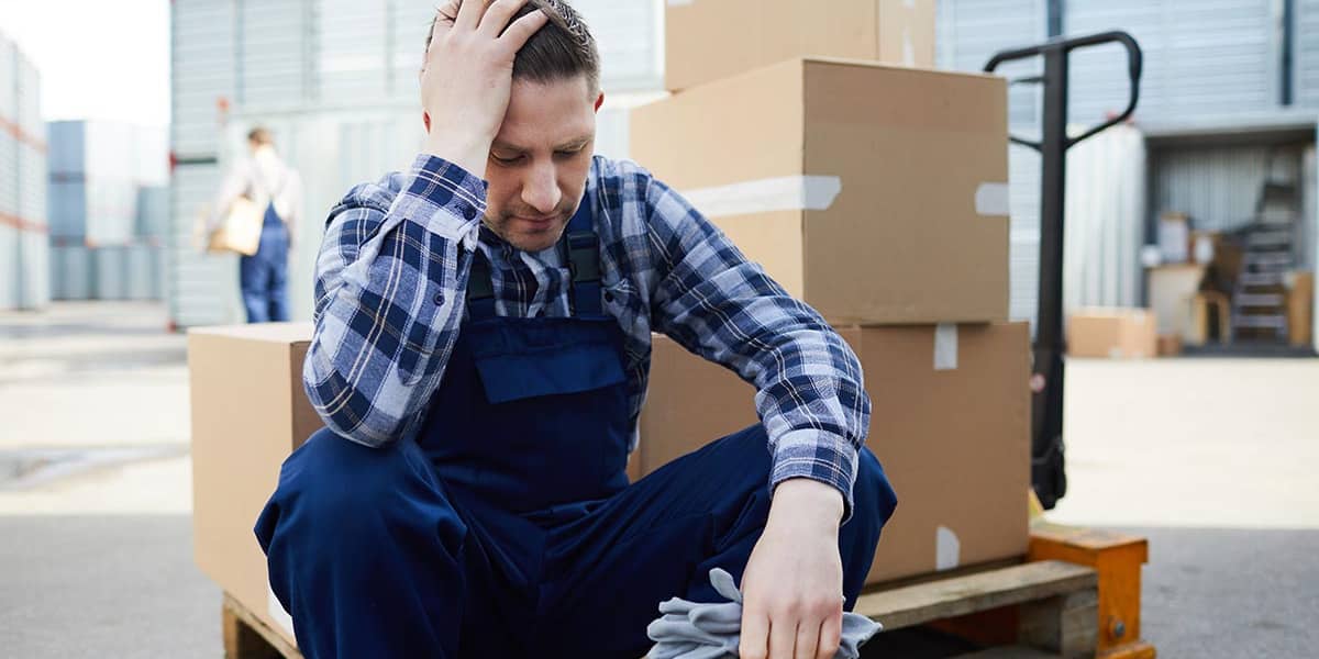 tired worker is a functioning alcoholic