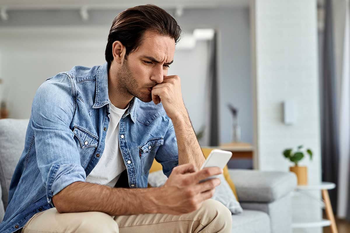 Man contemplating the long-term effects of Adderall
