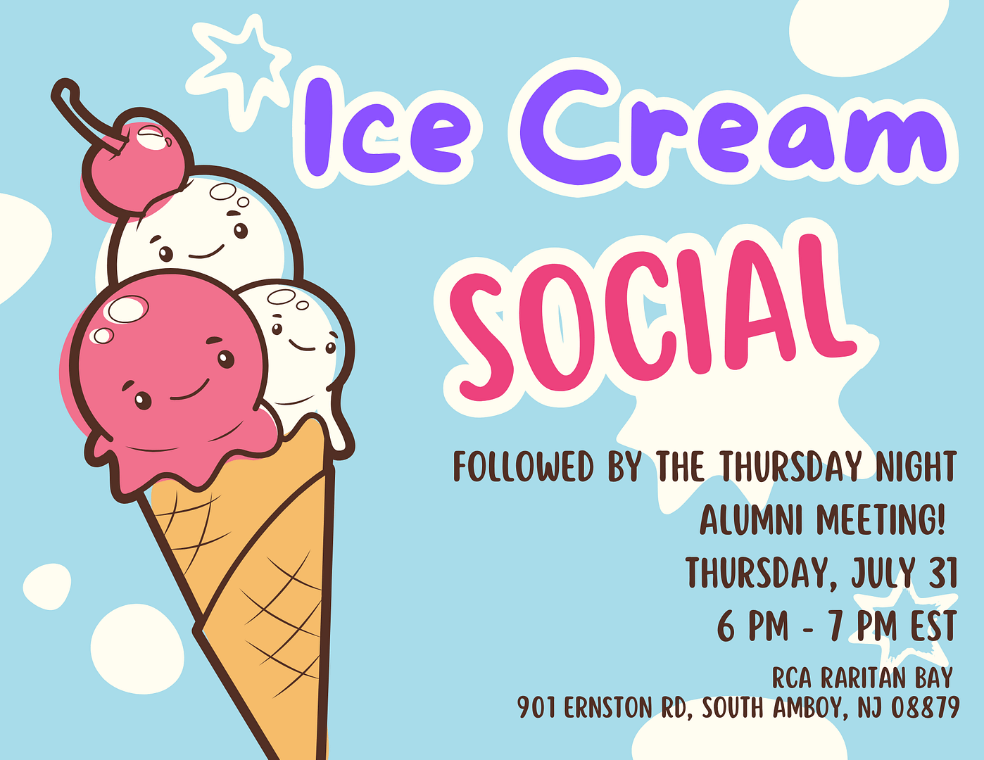 Raritan Bay Alumni Ice Cream Social