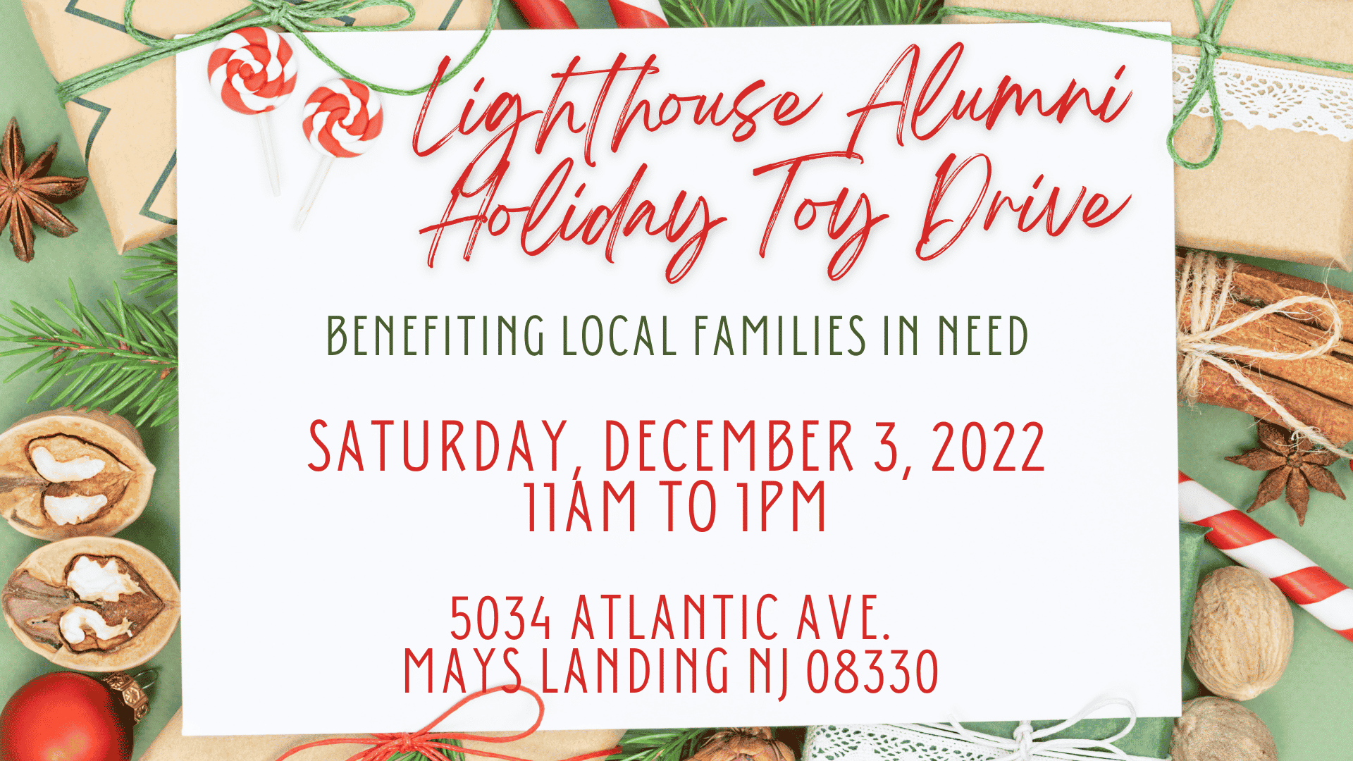 Lighthouse Alumni Holiday Toy Drive