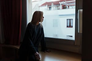a woman contemplates backslide vs relapse
