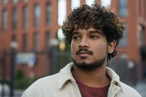 a man looks hopeful while thinking about treatment for mental health and addiction