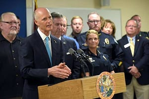 Florida Governor Rick Scott proposes new legislation to combat the opioid epidemic.