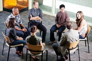 Group addiction counseling is popular in treatment centers.