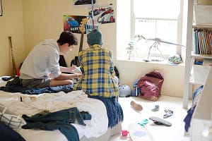 A teen wonders, "Is depression signified by a messy room?"