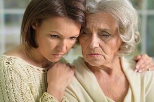 an elderly mother and her adult daughter come to terms with the fact that alcoholism can be hereditary and they both have need help for their problem