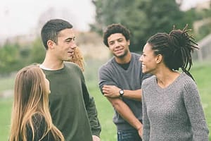 Group of young people enjoying one of the north Florida drug and alcohol rehab centers