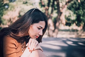 Woman wondering about addiction treatment with healthpartners insurance