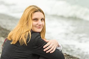 Woman on beach knows she's got a grasp on help for addiction