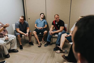 daily life at beaches includes group sessions