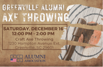 Greenville Alumni Axe Throwing