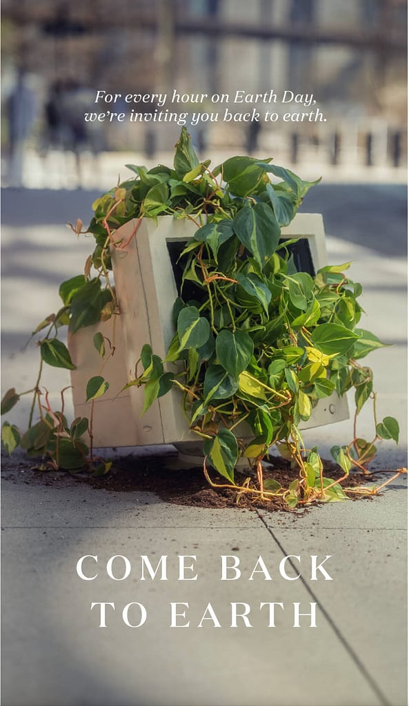 Miracle-Gro, Earth Day campaign "Come back to Earth"