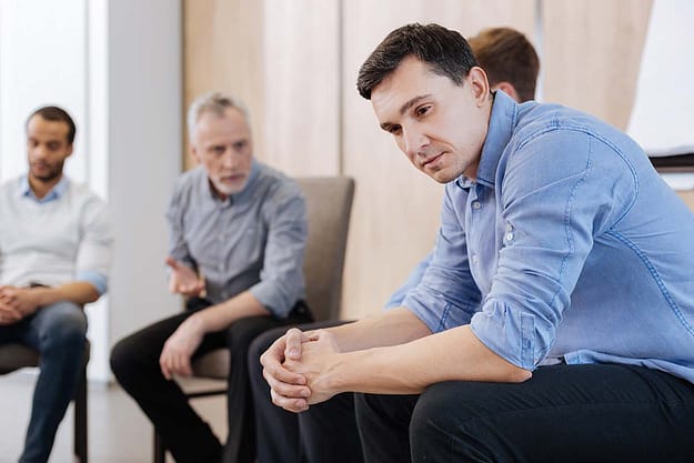 Man thinking about how to prepare for inpatient rehab