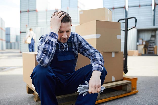 tired worker is a functioning alcoholic