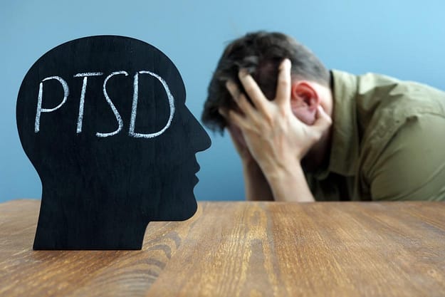 ptsd sign with male