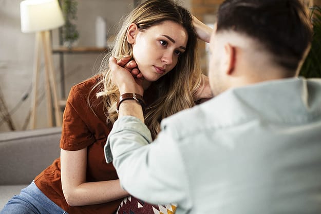 woman is married to an addict