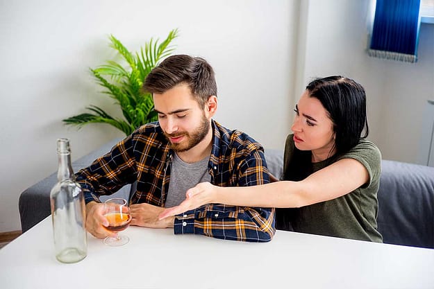 woman who lives win an alcoholic