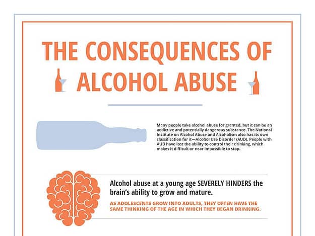 Consequences of Alcohol Abuse Infographic