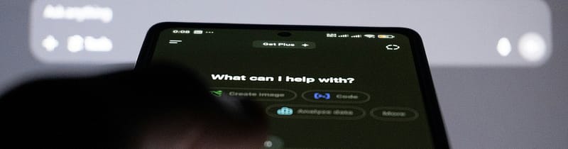 AI question on a search screen