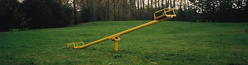 see-saw on a playground