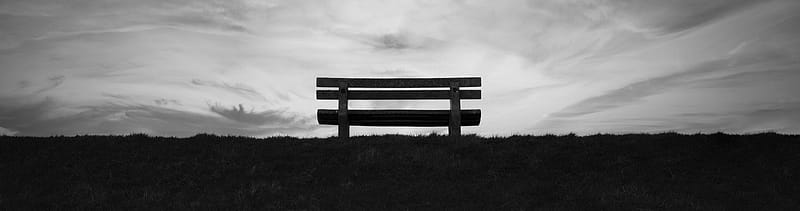 empty park bench