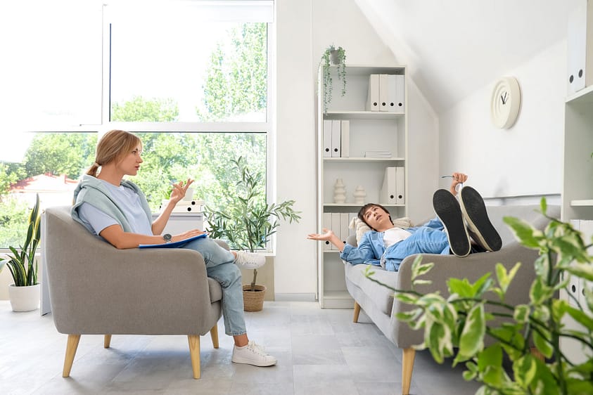 A client asking about what to talk about in therapy​
