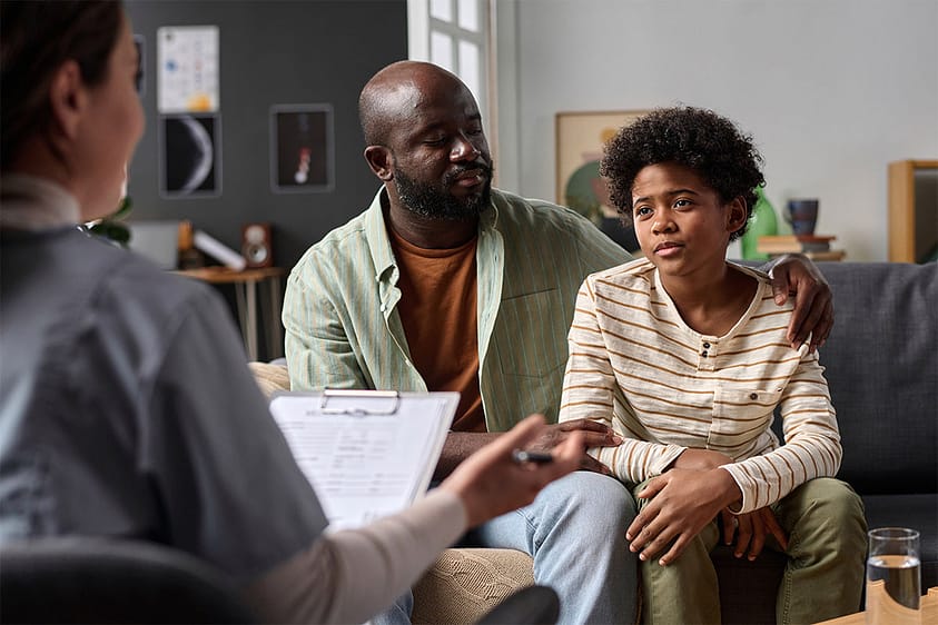 A family discusses troubled teen programs in North Carolina