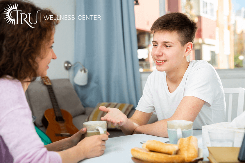 Parent Talking to Child