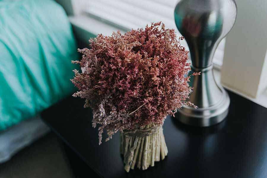 Close-up of Flowers displayed in the residential treatment apartments of Beaches Recovery Drug Rehab Center