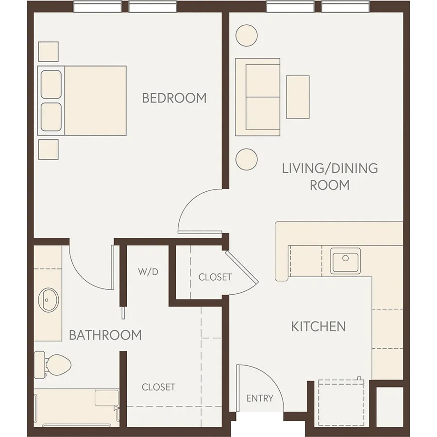 il 1a one bedroom