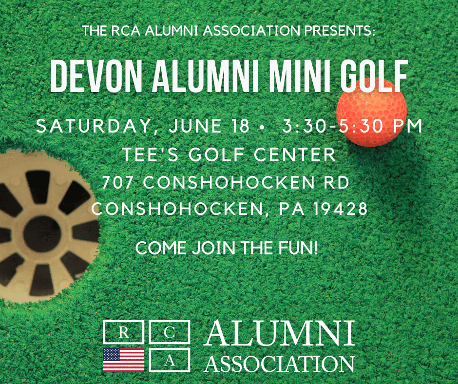 Devon Alumni Mini Golf Event