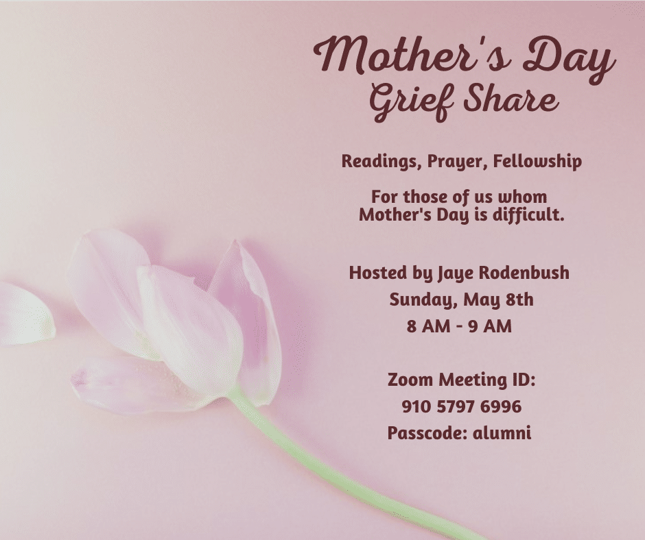 Virtual Mother’s Day Grief Share