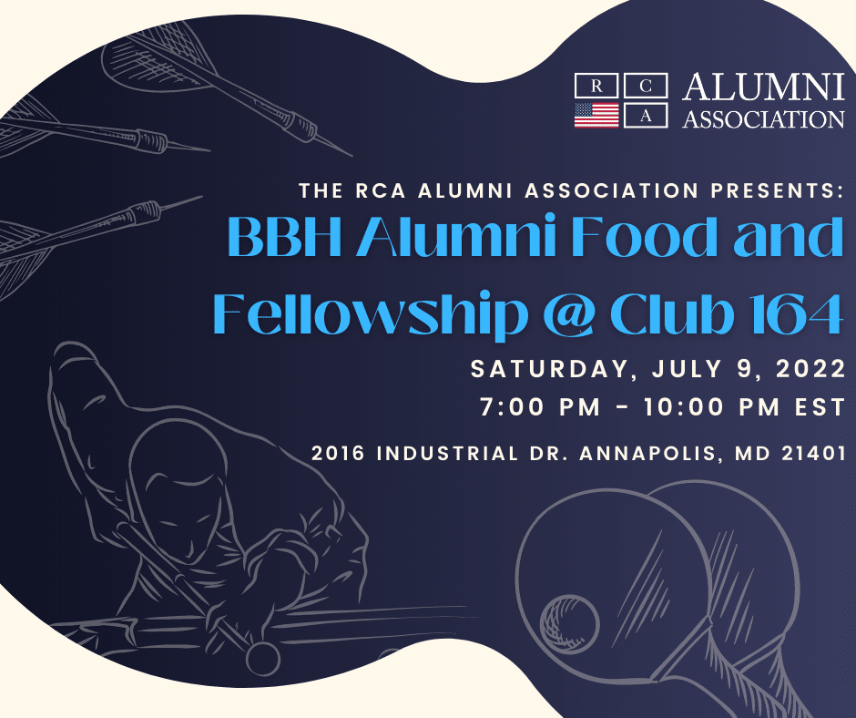 BBH Alumni Recovery Food & Fellowship @ Club 164